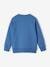 Jungen Sweatshirt mit Print, Recycling-Polyester Basic blau+salbeigrün+weiß meliert 4