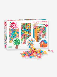 Spielzeug-Kreativität-Sticker, Collagen & Knetmasse-Kinder Bastel-Set mit Maisflocken MAXI CORN