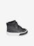 Glitzernde Baby High-Sneakers mit Klett schwarz 2