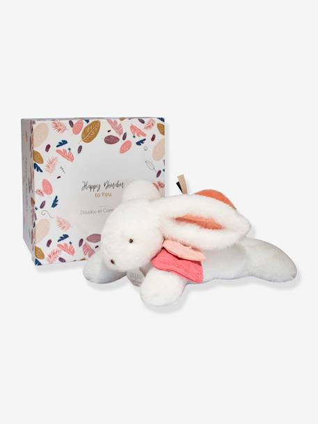 Plüschhase Happy 25 cm DOUDOU ET COMPAGNIE - beige+rosenholz - 6