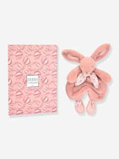 Spielzeug-Baby-Kuscheltiere & Stofftiere-Baby Plüsch-Hase mit Halstuch DOUDOU ET COMPAGNIE