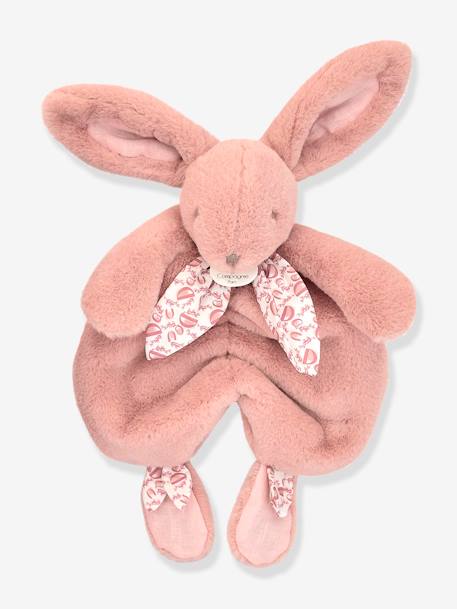 Baby Plüsch-Hase mit Halstuch DOUDOU ET COMPAGNIE rosa+sandfarben 2