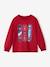 Jungen Shirt mit Aufdruck vorn und Recycling-Baumwolle aqua+rot 4