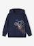 Jungen Kapuzensweatshirt mit BMX-Motiv und Recycling-Polyester marine 1