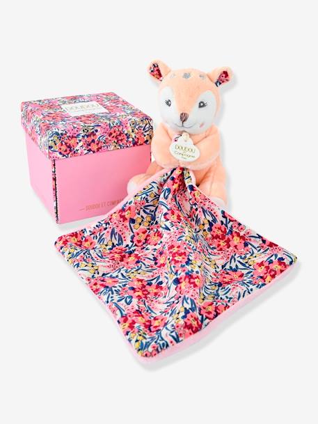 Baby Kuscheltier & Schmusetuch 12 cm Boh'aim DOUDOU ET COMPAGNIE - blau+gelb+rosa - 9