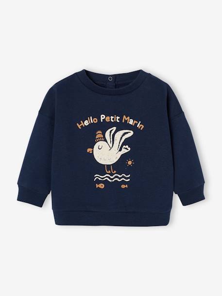 Baby Sweatshirt Basic Oeko-Tex marine+ocker 1