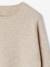 Weicher Jungen Pullover grau meliert+petrol+weiß meliert 9