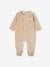 Baby Samt-Strampler, Koala Oeko-Tex beige meliert+grau meliert 6