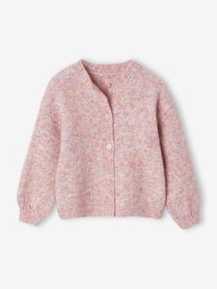 -Flauschige Mädchen Strickjacke