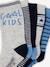 5er-Pack Jungen Socken COOL KIDS azurblau+salbeigrün 2