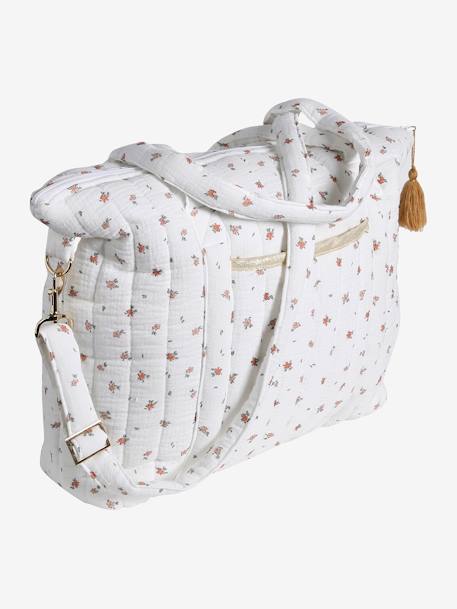 Wickeltasche PLUME, personalisierbar beige bedruckt/hygge+blau indien blume+rosa/folklore blumen+rosa/hippie vintage+weiß bedruckt+weiß geblümt/flora+weiß pfeilsymbole 29