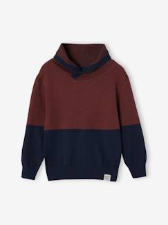 -Jungen Pullover mit Kragen Oeko-Tex