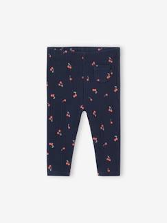 Babymode-Hosen & Jeans-Bedruckte Baby-Leggings, Ripp mit Bio-Baumwolle