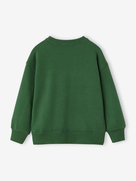 Jungen Sweatshirt BASIC Oeko-Tex - dunkelblau+gelb+grün+pekannuss - 6