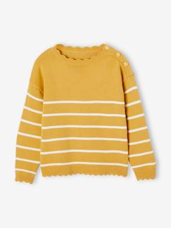 Maedchenkleidung-Pullover, Strickjacken & Sweatshirts-Mädchen Ringelpullover