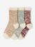 3er-Pack melierte Mädchen Socken Oeko-Tex blush 1