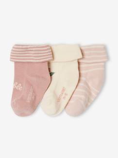 Babymode-3er-Pack Mädchen Baby Socken mit Schriftzug