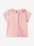 Mädchen Baby T-Shirt mit Zierkragen Oeko-Tex rosa 4