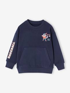 -Jungen Sweatshirt mit Rundhals und Recycling-Polyester