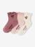 3er-Pack Mädchen Baby Socken mit Blumen pack wollweiß 1