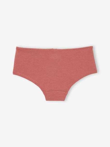 7er-Pack Mädchen Shortys ADORABLE, Bio-Baumwolle rosa 9