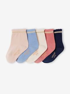 Babymode-Socken & Strumpfhosen-5er-Pack Mädchen Baby Glitzersocken BASICS Oeko-Tex