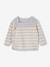 Baby Ringelpullover Oeko-Tex beige meliert+himmelblau 4