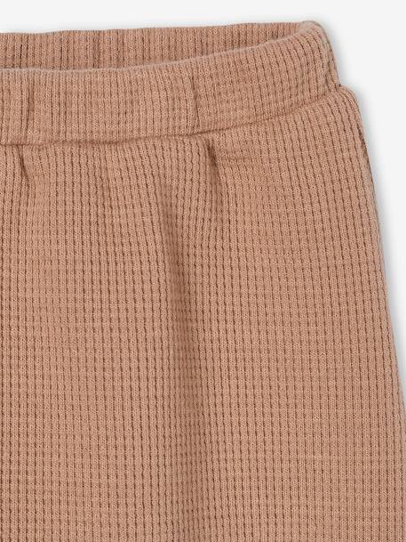 Baby Hose aus weichem Waffelpikee beige 3