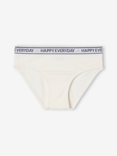 5er-Pack Mädchen Slips HAPPY EVERYDAY grau meliert 4