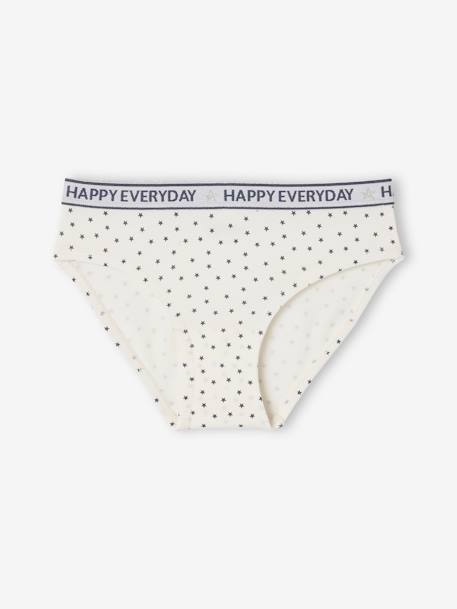 5er-Pack Mädchen Slips HAPPY EVERYDAY grau meliert 6