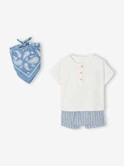 Jungen Baby-Set: Hemd, Shorts & Halstuch  [numero-image]