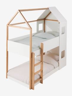 Kinderzimmer-Kindermöbel-Babybetten & Kinderbetten-Kinder Etagenbett CABANE, Hausbett