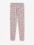 Mädchen Leggings blau indien blume+hellbeige leoprint+pudrig rosa 7