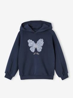 Maedchenkleidung-Mädchen Kapuzensweatshirt mit Print