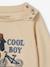 Jungen Baby Shirt COOL BOY aus Bio-Baumwolle sandfarben 2