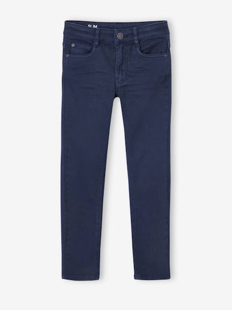 Jungen Slim-Fit-Hose, Hüftweite SLIM, Bundweite verstellbar beige+blau+grün+nachtblau+terrakotta farbe 15