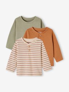 Babymode-3er-Pack Baby Shirts BASIC aus Bio-Baumwolle