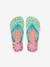 Kinder Zehenpantoletten Flores HAVAIANAS himmelblau 4