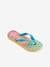 Kinder Zehenpantoletten Flores HAVAIANAS himmelblau 1