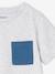 3er-Pack Jungen T-Shirts mit Rundhals Basic gelb+pfauenblau+wollweiß 18