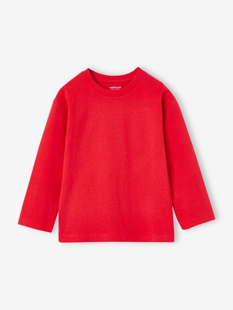 3er-Pack Jungen Shirts aus Baumwolle Basic aqua+rot 8