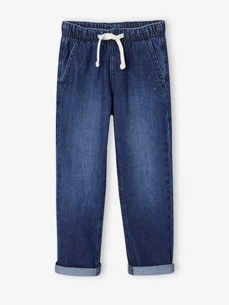 Weite Jungen Jeans mit Dehnbund Oeko-Tex bleached+blue stone+dunkelblau 20