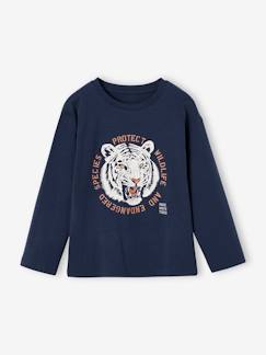 Jungenkleidung-Jungen Shirt mit Tigermotiv und Recycling-Baumwolle