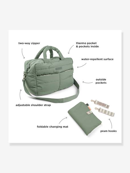 Gesteppte Wickeltasche DONE BY DEER aus Recycling-Polyester - grün - 5