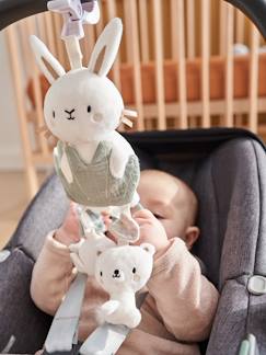 Spielzeug-Baby-Kuscheltiere & Stofftiere-Baby Activity-Hase zum Anklemmen WALDSPAZIERGANG