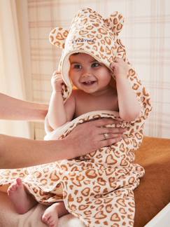 -Baby Badecape LOVELY LEO aus Musselin, personalisierbar