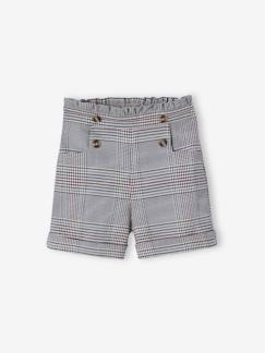 -Mädchen Flanell-Shorts mit Karomuster