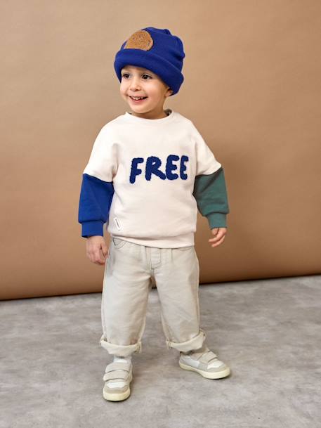 Kinder Sweatshirt Little Gang Free LÄSSIG wollweiß 4