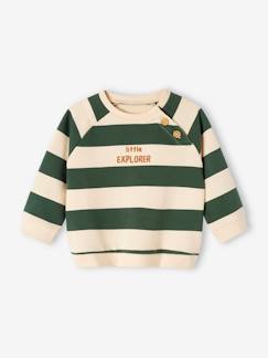 Babymode-Baby Sweatshirt, Streifen Oeko-Tex