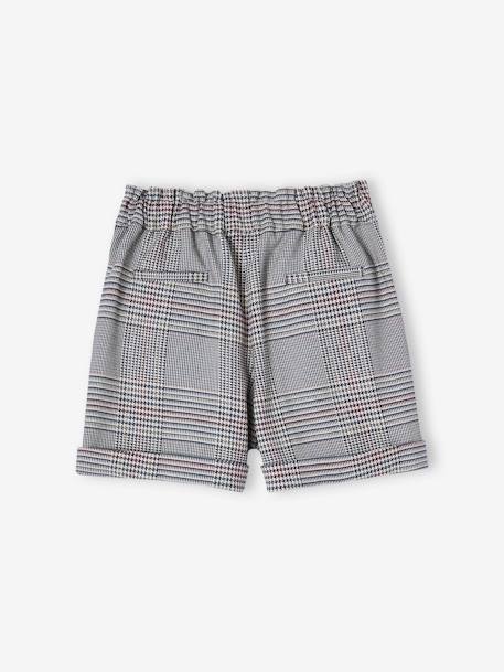 Mädchen Flanell-Shorts mit Karomuster marine kariert 2